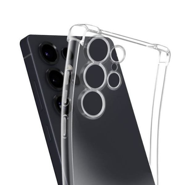 Kestävä Suojakotelo Samsung Galaxy S25 Ultra Vahvistetuilla Kulmilla Mayaxess Läpinäkyvä Transparent