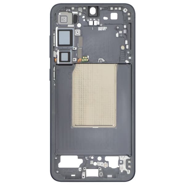 Originalt Centralt Chassis til Galaxy S25 Plus Præcis og Sikker Pasform Samsung Sort Svart