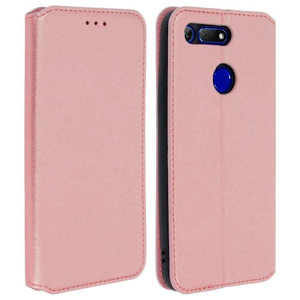 Housse - AVIZAR - Honor View 20 - Øko-læder - Rosé champagne - Støttefunktion Champagne rosa