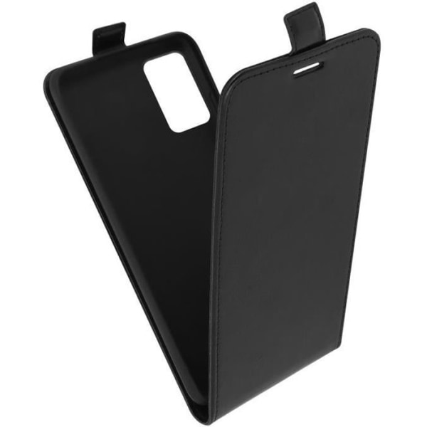 Étui - Xiaomi - Poco M3 / Redmi 9T - Ekologiskt läder - Vertikal Klaff - Svart Svart