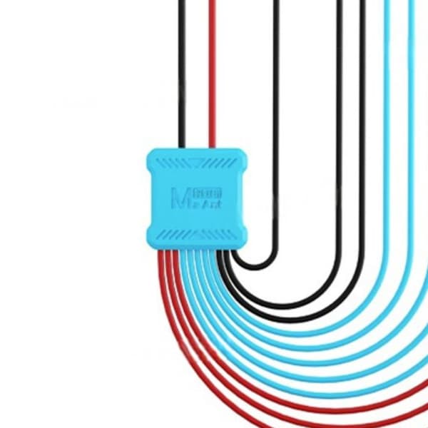 Startkabel för iPhone 6 till 16 Pro Max Modell M076 Anti-blockering MAANT Blå / Röd Blå