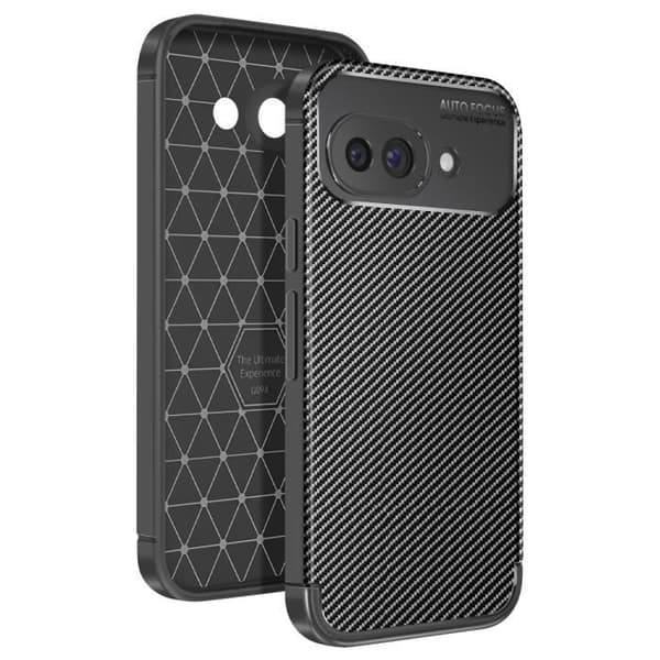 Coque - Google - Pixel 9a - Silikone - Stødabsorberende - Skridsikker Sort Svart