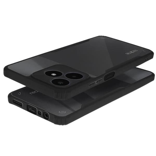 Coque - ADVISE - Realme Note 50 - Stødabsorberende - Forstærkede Hjørner - Dækning til Kamera блок Svart