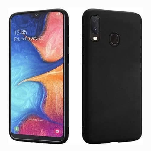 Skal - MW - Galaxy A5 - Semig flexibel - Blank Svart