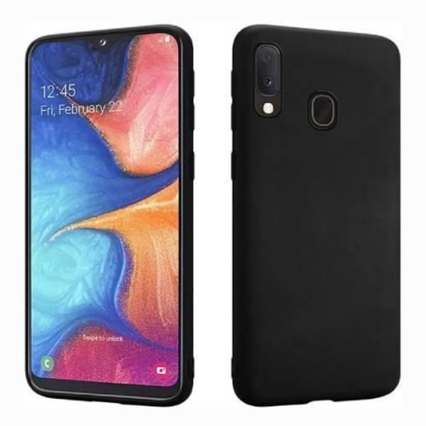 Taske - MW - Galaxy A5 - Halvstiv - Blank - Sort Svart
