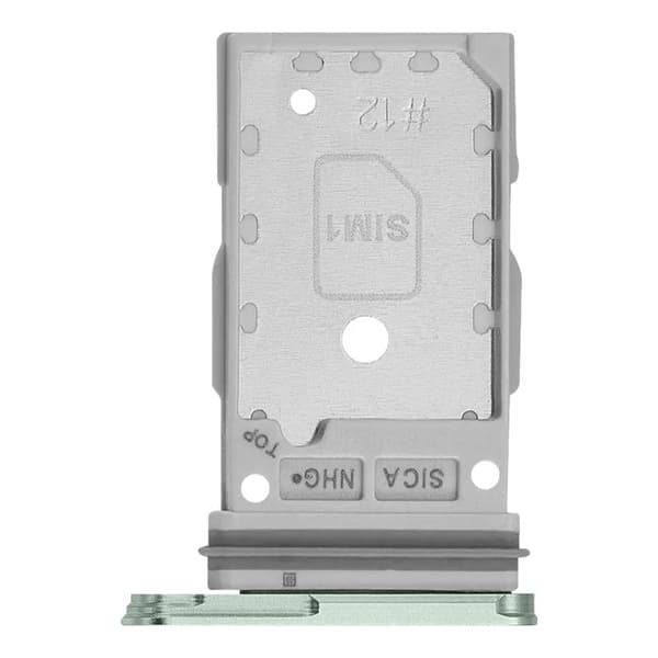 SIM-kortskuffe - AVIZAR - Galaxy S25/S25 Plus - Dobbelt Nano SIM - Vandgrøn - Original vatten grönt