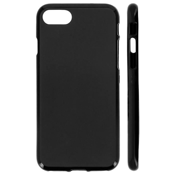Coque - ILMOITUS - iPhone 7 / 8 - Silikoni Geeli - Pehmeä - Isku- ja Naarmusuojaus Svart