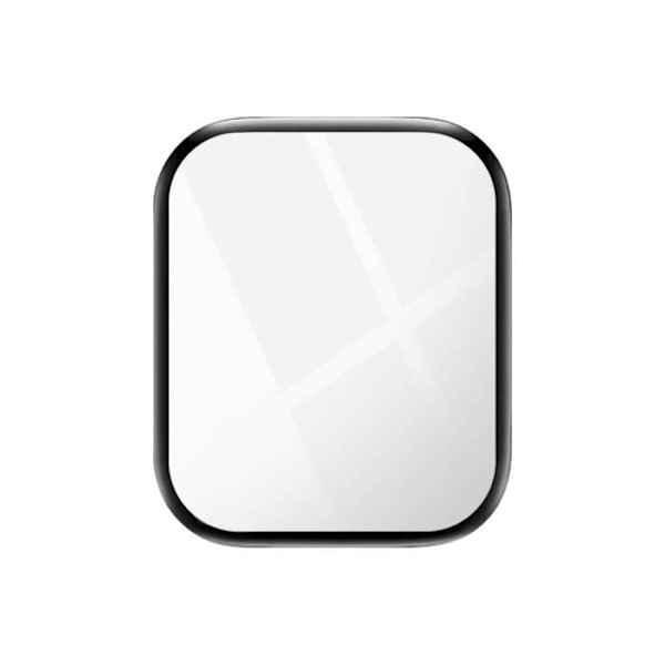 Organisk glas - IMAK - Apple Watch Series 8 45mm - Skærmbeskyttelse - Sort kontur