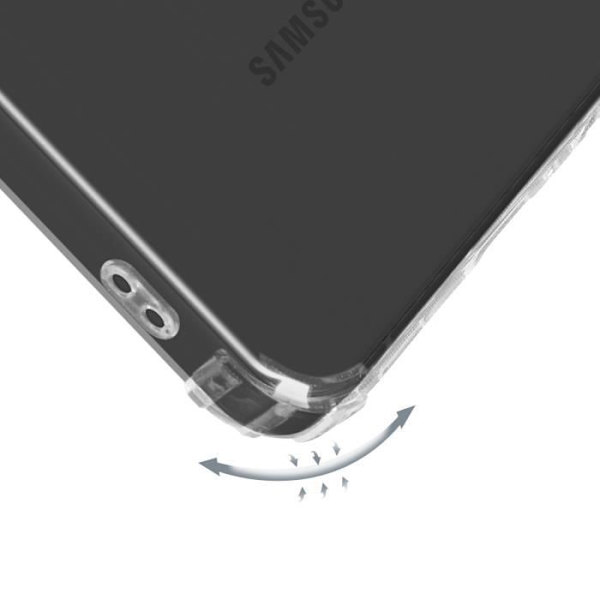 Bumperfodral för Samsung Galaxy S24 Plus Corners Shockproof Transparent Transparent