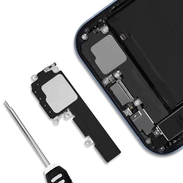 Erstatnings Ekstern Højttaler til iPhone 17 Sort Svart