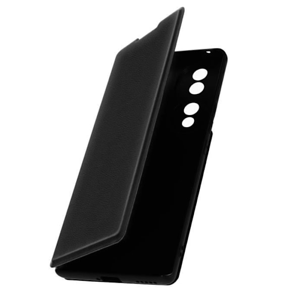 Honor 70 Case Flip Card Holder Video Support 100% kierrätettävä Myway Black Svart