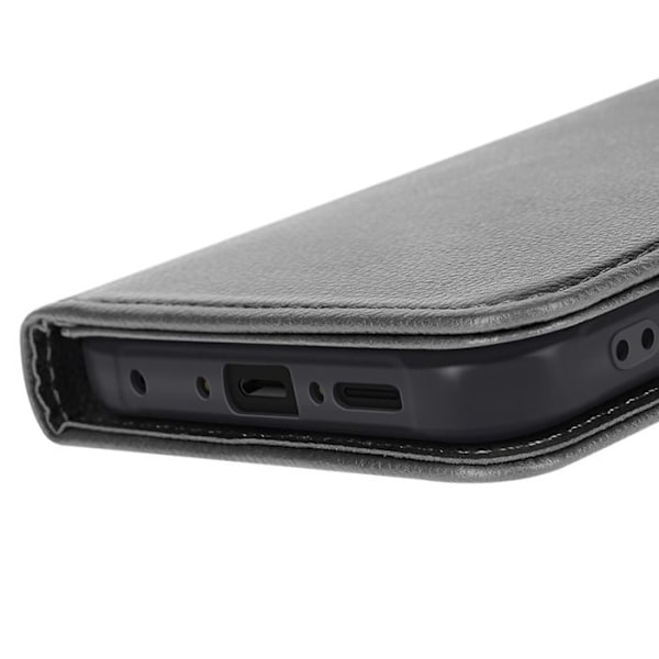 Etui med klap til Galaxy XCover 7 Pro, håndledsrem, støttende pung, grå Grå