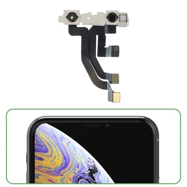 Frontkamera - RELIFE - iPhone XS - Sort - Selfie Sensor Svart