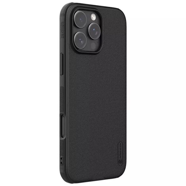 Skyddande skal - Nillkin - iPhone 16 Pro - Super Frosted Shield Pro - Svart - Elegant Svart
