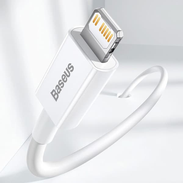 BASEUS sort 1 m 20W PD hurtigladerkabel kompatibel med alle iPhone-modeller sort