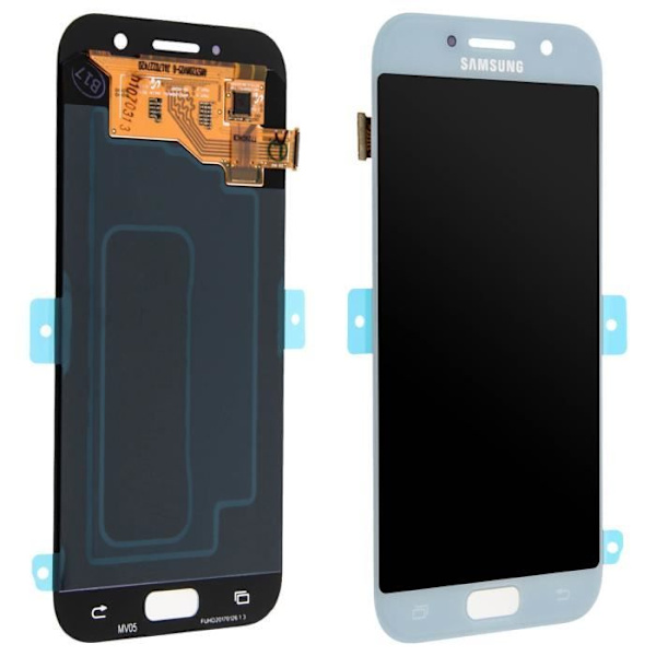 LCD-skärm - Samsung - Galaxy A5 2017 - Ljusblå - 5,2 tum - Förmonterad Himmelsblå