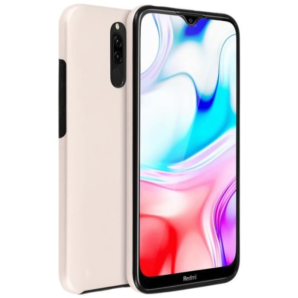 Suojakuori - AVIZAR - Xiaomi Redmi 8/8A - Kattava suoja - Hieno muotoilu - Vaaleanpunainen Rosa