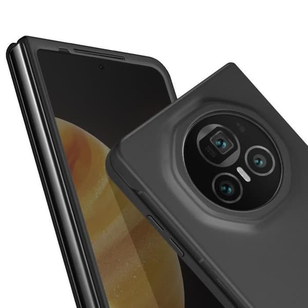 Coque - Honor - Magic V3 - Soft Touch - Ultra-fine - Elegant Svart Svart