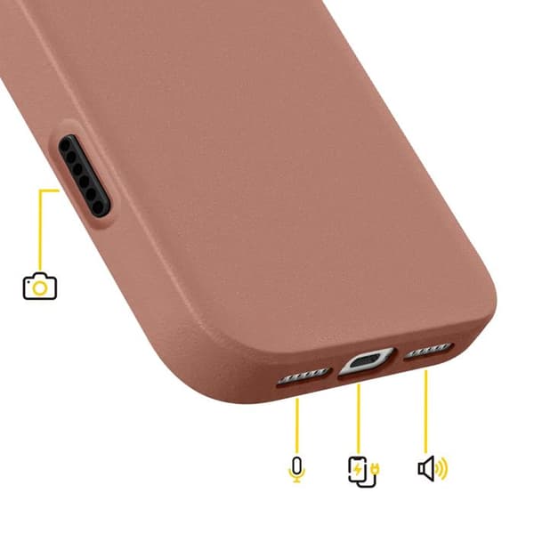 "Coque til iPhone 17 Pro Model SolidX Stødabsorberende 3.5 m certificeret MIL-STD 810G Rhinoshield Antik rosa" Ros
