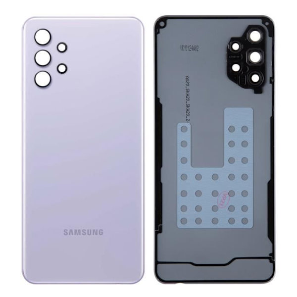 Cache Batteri - Samsung - Galaxy A32 5G - Lavendellila - Reservdel - Inbyggt Lim Lavendel lila