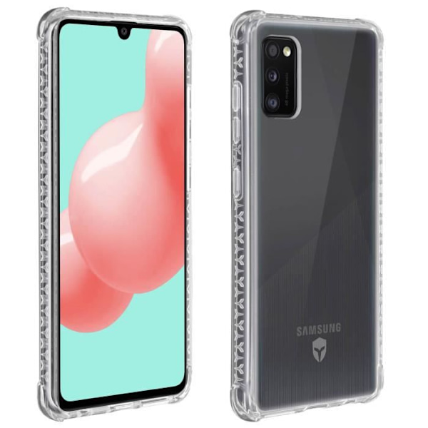 Coque - FORCE CASE - Galaxy A41 - Air Cushion - Tryax - Transparent Vit Klar vit