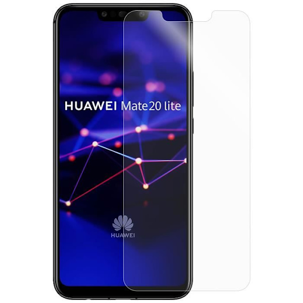 Suojakalvo - Huawei - Mate 20 lite / P Smart Plus - Läpinäkyvä - Naarmuuntumaton - Joustava Vit
