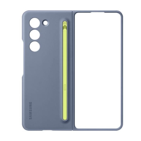 Originalt etui til Samsung Galaxy Z Fold 5 Rigid Integrated S Pen Blue Ljusblå