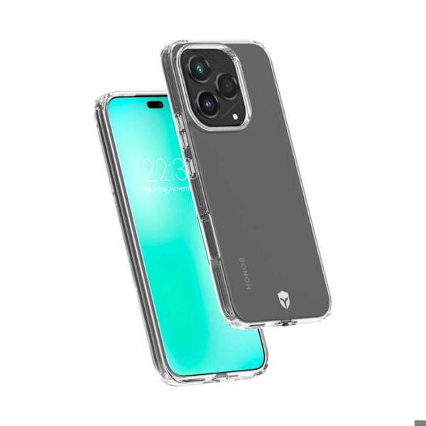 Coque til Honor 400 Lite FEEL Forstærket 2m Tryax-system 3D indsætningskraft Transparent case Vit