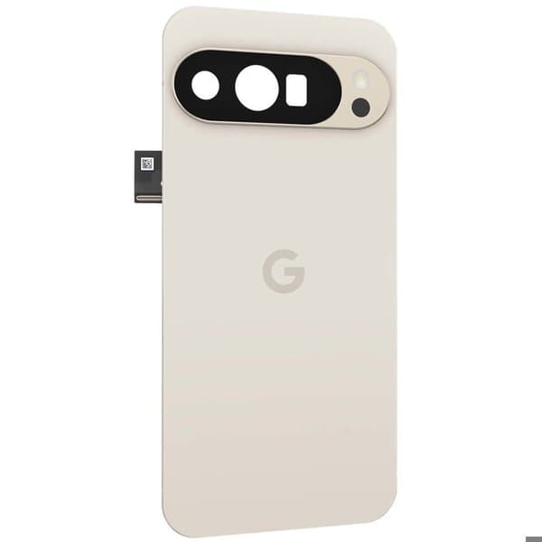 Originalt batteri för Google Pixel 10 Pro XL med förinstallerad vit Google-lim Vit