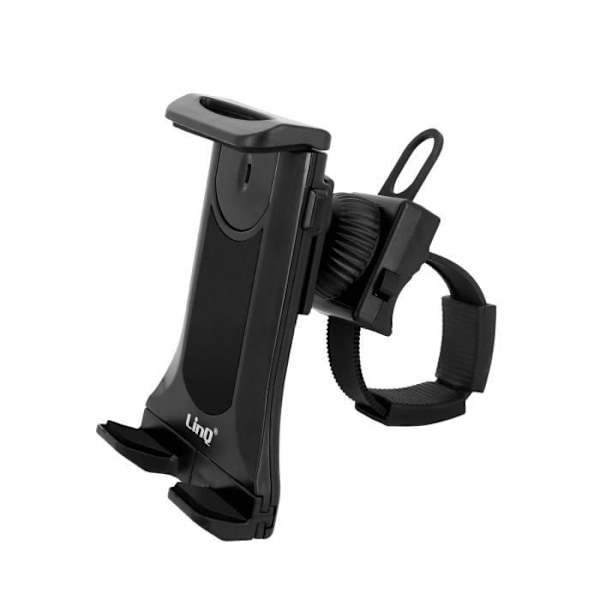 Telefon-/Tabletstativ - LINQ - Styrfäste - 360° roterande - Kompatibel 110-205mm - Svart Svart
