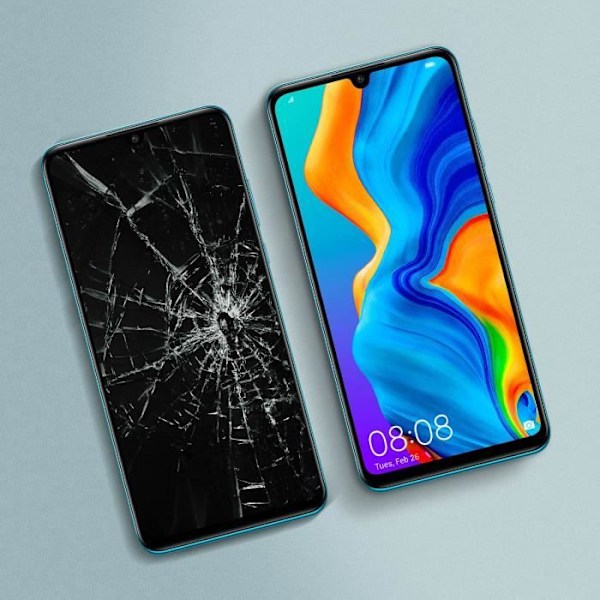 LCD-skärm - Huawei - P30 Lite - Ersättning - Svart - 5,5 tum Svart