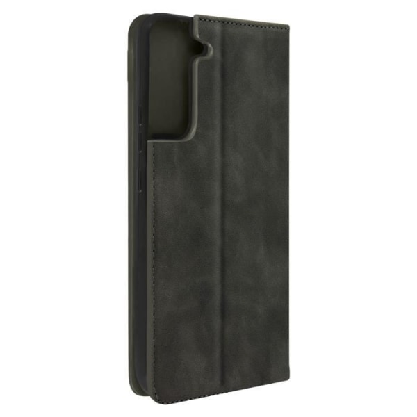 Samsung Galaxy S22 Plus Folio-etui - AVIZAR - Grå - Kortholder i imiteret ruskind - Stiv - Flap grå
