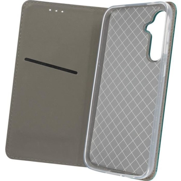 Fodral till Samsung Galaxy S23 FE - AVIZAR - Stativfunktion - Grön - Syntet - Klaff Grön