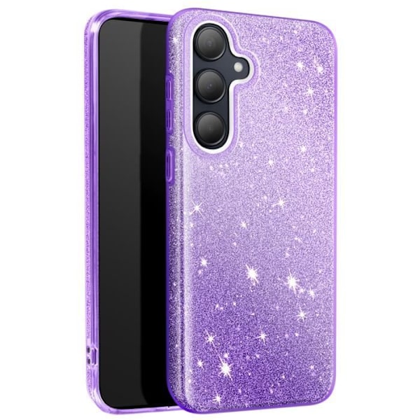 Coque Paillette til Samsung Galaxy A35 Ultra tynd Silikone Violet Lila