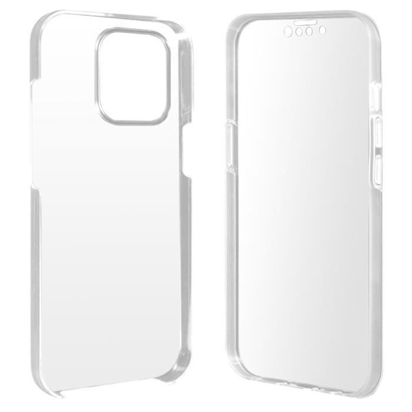 360° iPhone 13 Pro Max Case läpinäkyvä kotelo