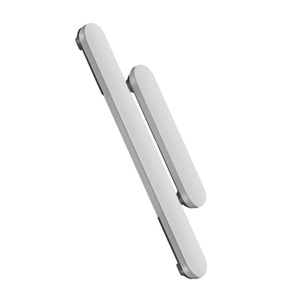 Ström- och volymknappar för Galaxy S25 Edge Service Pack Samsung Silver Grå