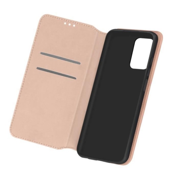 Skal Galaxy A52 och A52s Stativ Funktion Plånboksfodral rosa champagne