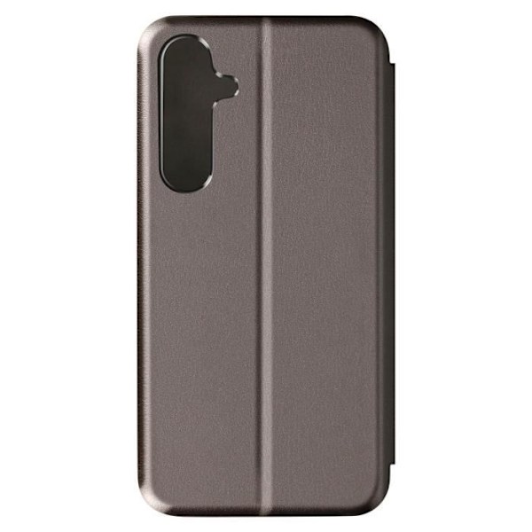 AVIZAR Fodral till Samsung Galaxy S24 Plus - Flip-korthållare Video Support - Glänsande Grå Grå