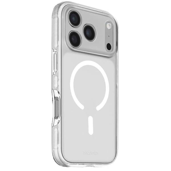 Coque MagSafe - DECODET - iPhone 17 Pro Max - Hybrid - Stødresistent - Hvid Transparent Vit