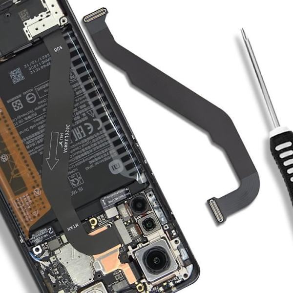 Skærmkabel til Xiaomi 12 Sort - AVIZAR - Udskiftningsdel af høj kvalitet - 10 g Svart