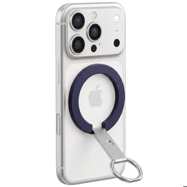 Støtte og Magnetisk Ring Kompatibel med iPhone MagSafe / PixelSnap Foldbar Zanaé Mørkeblå Blå