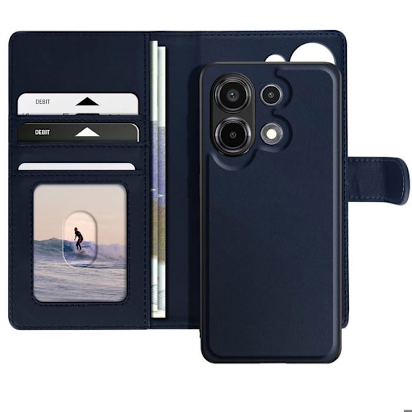 Ärende för Xiaomi Redmi Note 13 4G Avtagbart Skydd Mayaxess Mörkblå Blå
