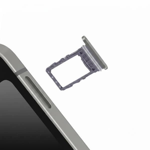 SIM-kortskuffe til Samsung Galaxy Z Flip 6 Nano SIM-plads Grå Grå