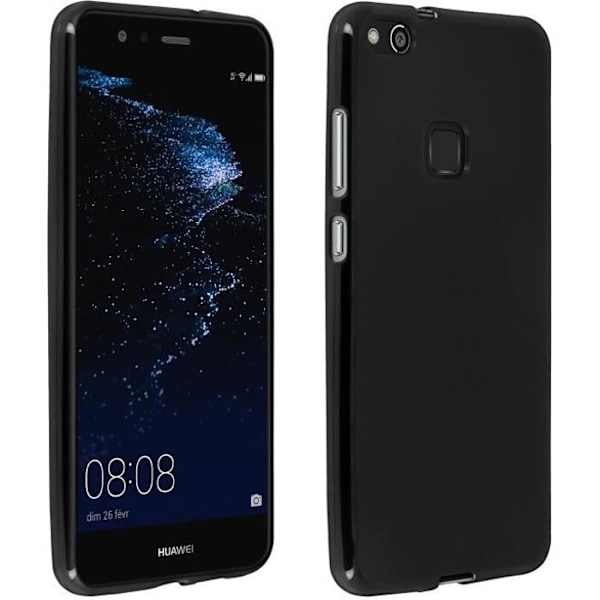 Suojaava takakansi - AVIZAR - Huawei P10 Lite - Geeli-silikoni - Mattapinta - Mixed Svart