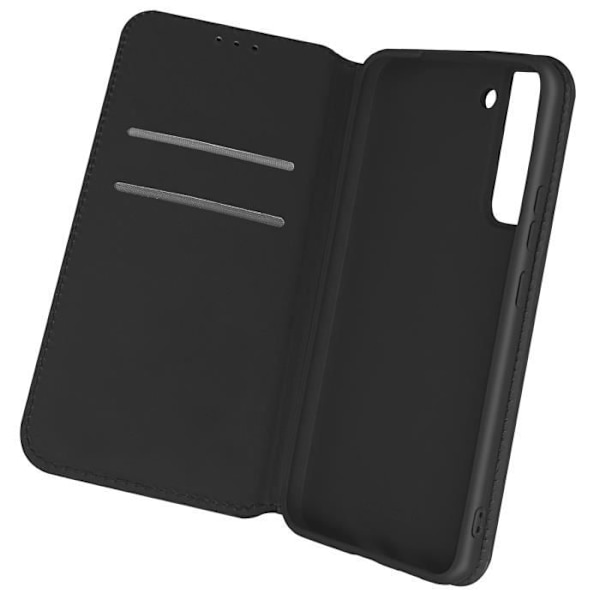 Etui - Samsung - Galaxy S22 Plus - Plånbok - Syntetiskt läder - Svart Svart