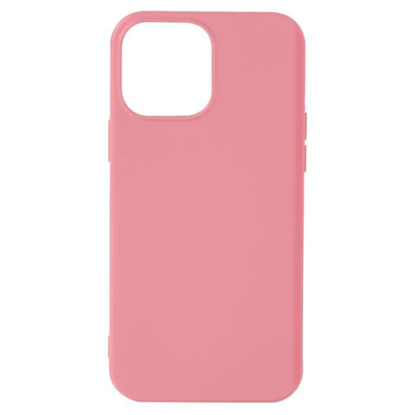 Skyddsskal - Ej specificerat - iPhone 13 Pro Max - Halvstyvt silikon - Soft-touch finish - Rosa Rosa