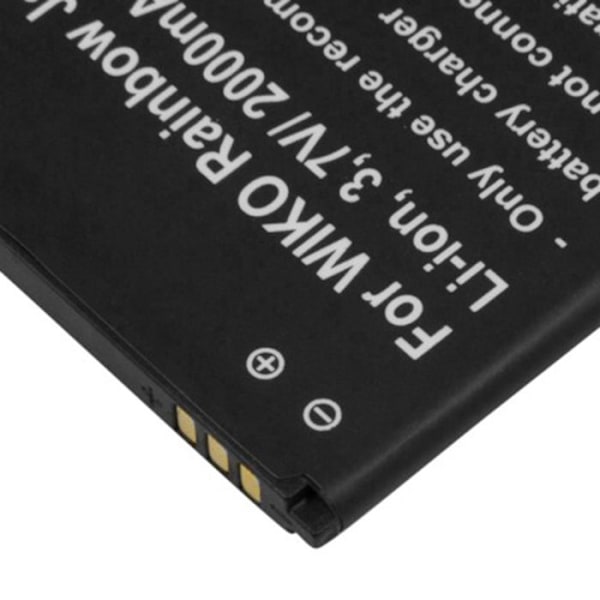 Ersättningsbatteri för Wiko Rainbow Jam Li-ion 3.7V 2000mAh 7.4Wh