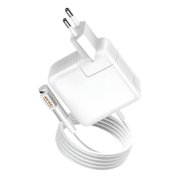 Lader til MacBook Air Modeller 2008-2011 MagSafe 1 - 45W Hvid Vit