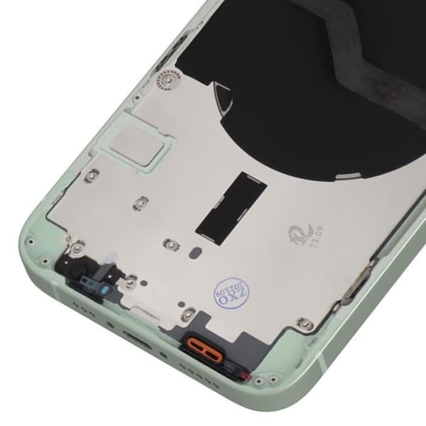 Chassis Komplet iPhone 12 - AVIZAR - Grøn - Æstetisk Restaurering - Nem Montering - 100g Grön