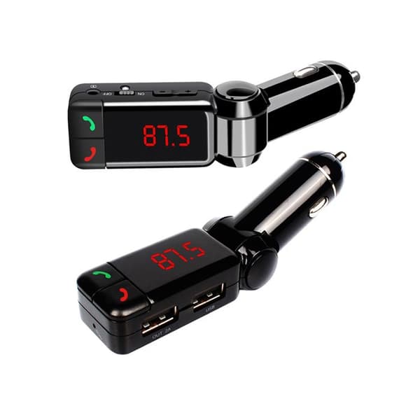 Bluetooth Handsfree Kit - AVIZAR - FM-lähetin - Musta - USB - Micro-SD Svart
